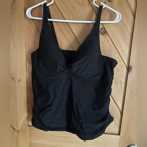Black Swim Top XL Never Worn